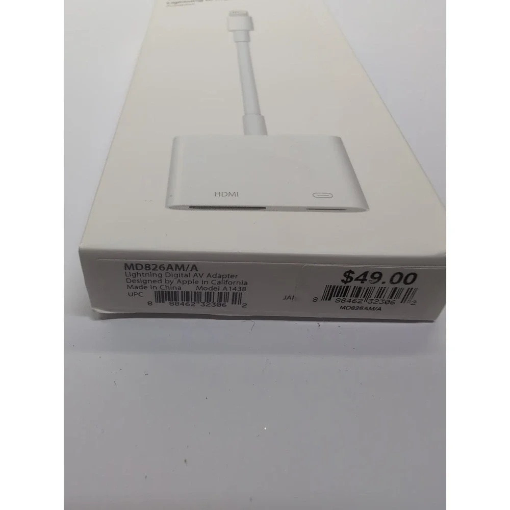 Apple Lightning Digital AV Adapter – MD826AM/A | HDMI to Lightening‎